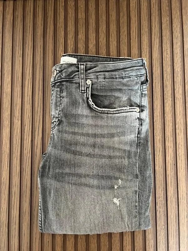 Grey Slim/Skinny Fit Zara Denim Pants – photo 2